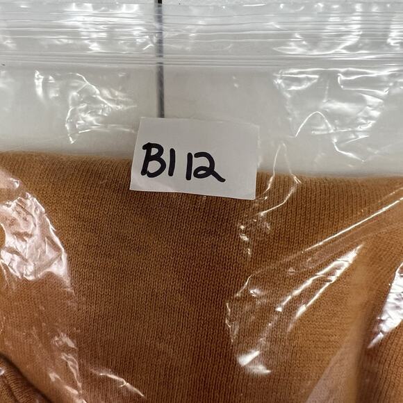 Sundance M Medium Sweater Silk Blend Gold Mustard Round Neck Long Sleeve Knit - Picture 13 of 13